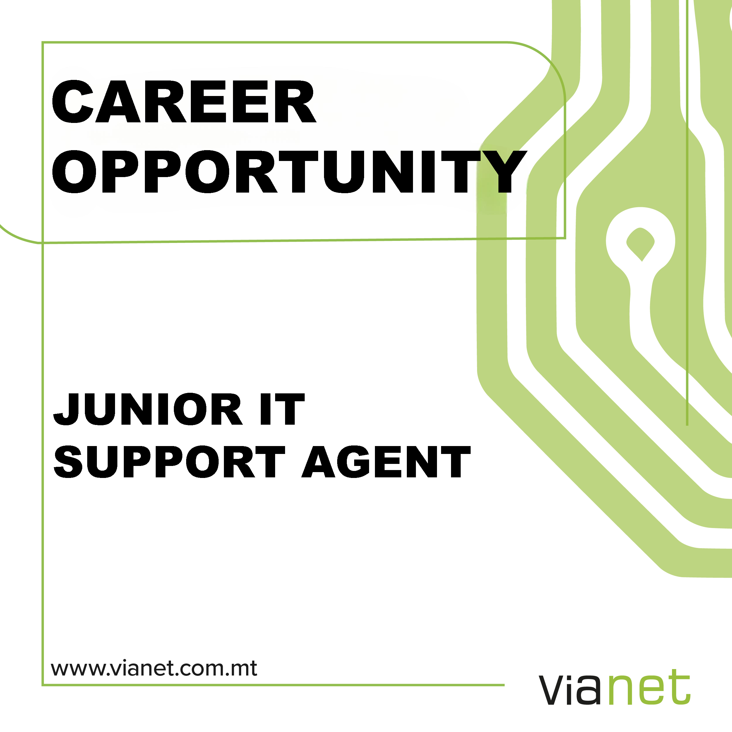 Career Opportunity - Junior IT Support Agent